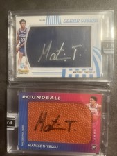 Matisse thybulle instant auto Rookie Clear Vision Round Ball /5 & /10 RC 76ers