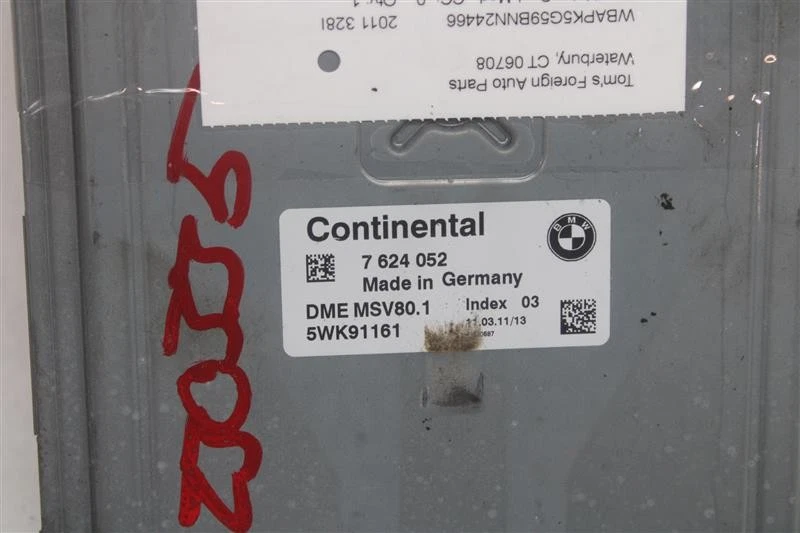 ORDENADOR ECM ECU BMW 128i 328i X3 2007 07 2008 08 2009 09 2010 10 2011 1 1301684 Foto 2 de 4