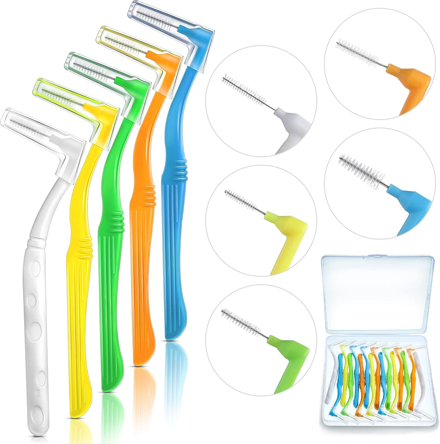 Angle Interdental Brushes Value Pack Moderate (50 Pieces)