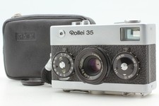 Meter Works N MINT w Case  Rollei 35 Tessar 40mm F/3.5 Film Camera From JAPAN