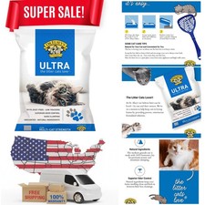 Hypoallergenic Clumping Cat Litter - 18 lb Unscented, Low Tracking 1.22 per pound