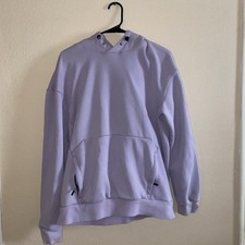 Womens Purple H M Hoodie Sport Track Sweatshirt Winter Active Wear Size M