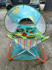 Multicolor Baby Activity Center with Canopy, Toys for Infant Toddler