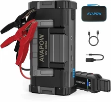 🚀 AVAPOW A68 Car Jump Starter 6000A Peak Portable Power Pack Fast Shipping 🚀