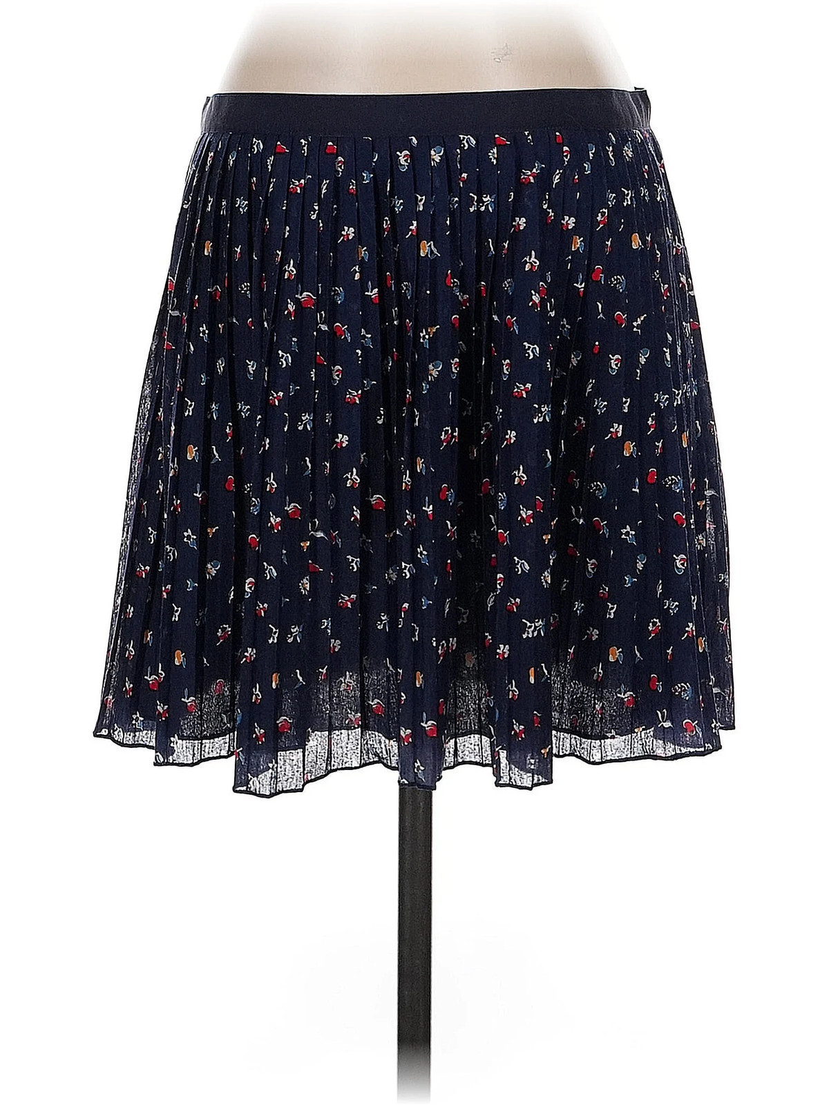 Mango Women Blue Casual Skirt S