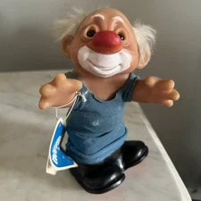1988 Jester Thomas DAM Troll Bank  Plug Clown Vintage Doll 