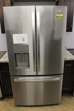 GE GFE26JYMFS 36" Stainless 25.6 Cu. Ft. French Door Refrigerator NOB #106398