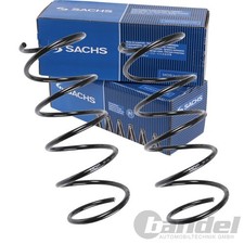 2x SACHS FAHRWERKSFEDER VORDERACHSE für PEUGEOT 206 306 STANDARD FAHRWERK