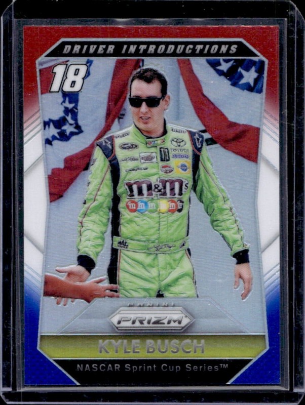 2016 Panini Prizm NASCAR Kyle Busch Red, White & Blue #76