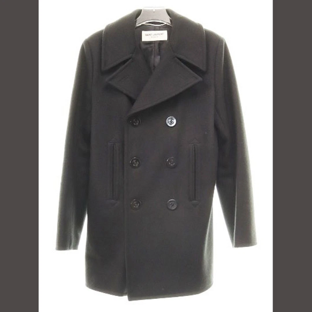 SAINT LAURENT (YSL) Giacca Saint Laurent Paris 14AW EDI Classic Cabin Tube Coat 42 343626 Y980F usata