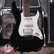 ESP SNAPPER 7 7-String Electric Guitar - Black with Hardshell Case