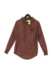 SikSilk Women's Hoodie S Brown Polyester with Elastane Pullover