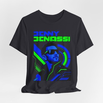 Benny Benassi Portrait Unisex Tee | Electronic DJ Music Graphic T Shirt
