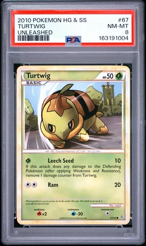 Turtwig graded PSA 8 for sale on eBay