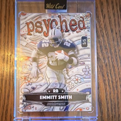 Wild Card 2026 Alumination Psyched Emmitt Smith Cowboys NFL AP-ES 5/5