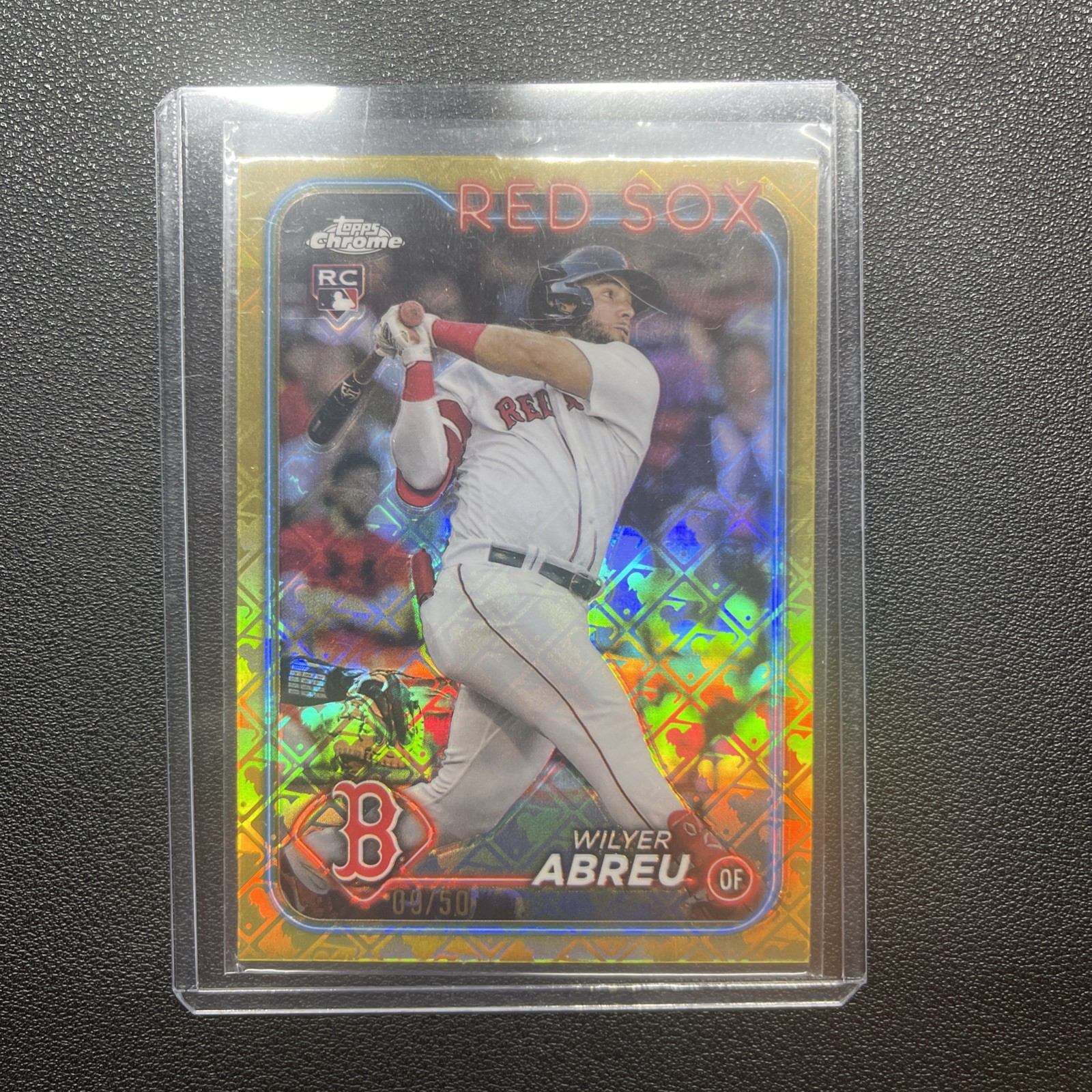 2024 Topps Chrome - Wilyer Abreu #165 Gold Refractor /50 (RC)
