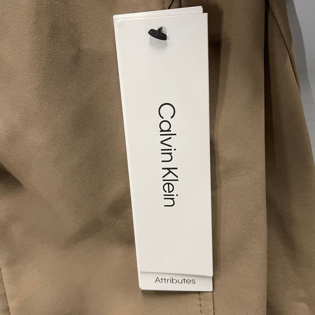 CALVIN KLEIN Long Sleeve Belted Wrap Coat Women's Size S Caramel thumbnail 9