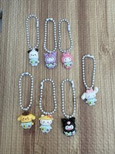 Sanrio Strap Key Chain Backpack Figures Lott Of 7 Multicolor Small