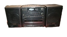 Sharp GX-CH150 AM/FM CD Player Cassette Player Recorder -Tested Works