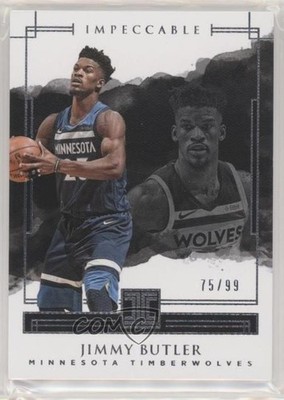 2017-18 Panini Impeccable 75/99 Jimmy Butler #46 5yi