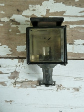 ANTIQUE LANTERN LIGHT Carriage Buggy Auto Lamp Beveled Glass 6" Tall
