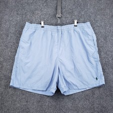 Polo Ralph Lauren Swim Trunk Shorts Mens 2XB Big Blue Boardshorts Pull On Pony