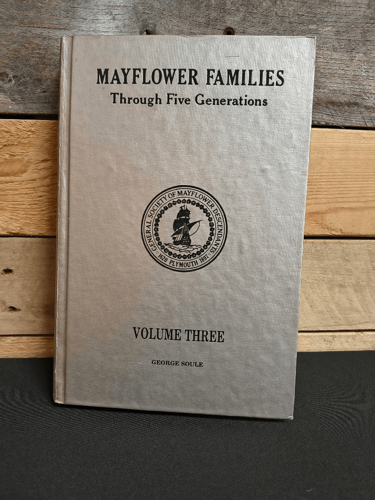 Mayflower Families through Five Generations Vol. 3 (1980) Plus 1984 Addendum
