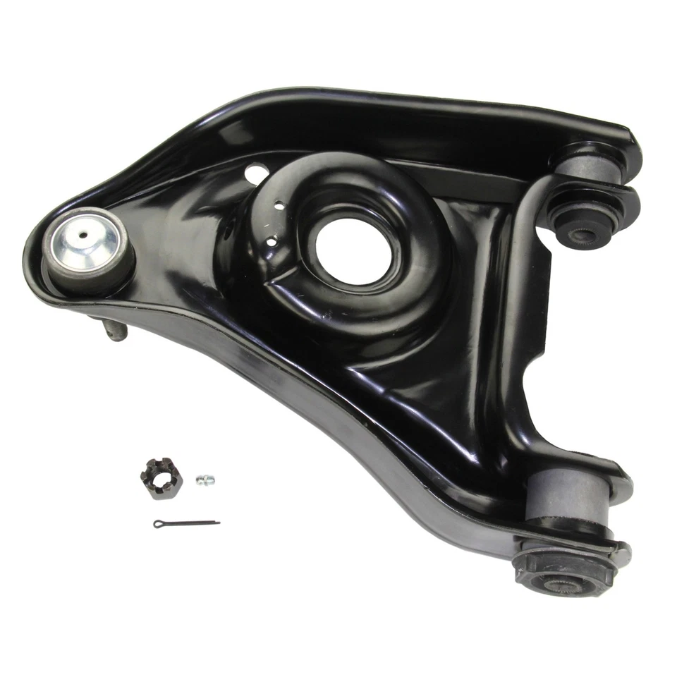 Conjunto de brazo de control inferior delantero derecho MOOG y rótula para Ford Mustang 1987-93 Foto 2 de 2