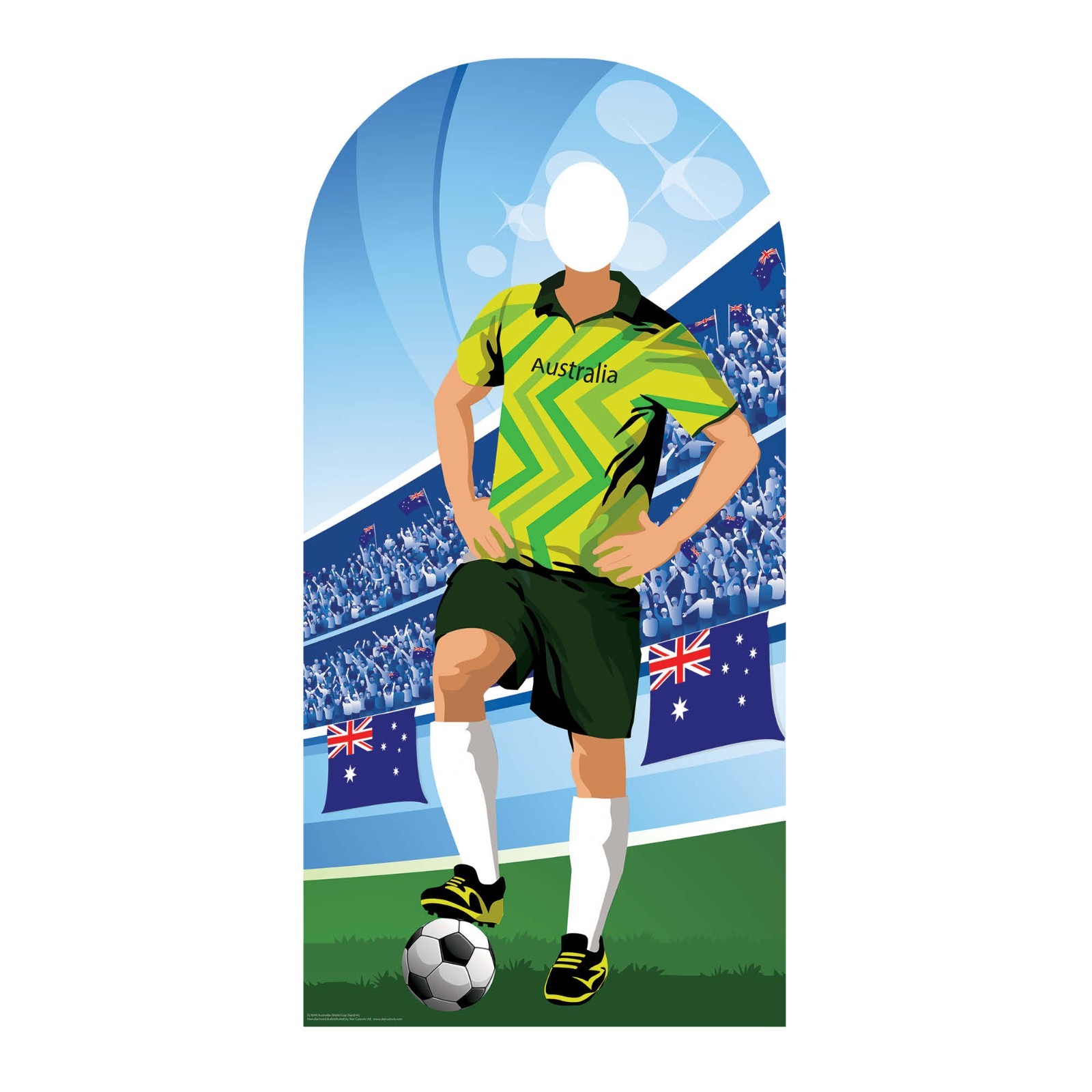 Australia Football Cardboard Stand-in World International Soccer Championships