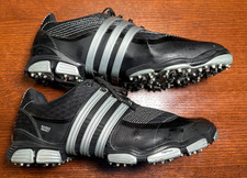 Adidas Mens Tour 360 Golf Shoes Black Silver 50 50 Project 816232 SZ 9.5