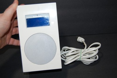 Tivoli Audio Model 10 Compact Digital Clock Radio with Auxiliary Input White