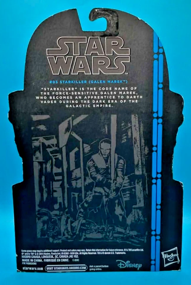 Figura Hasbro Star Wars The Black Series #05 2014 Starkiller Galen Marek 3,75" Foto 3 de 3