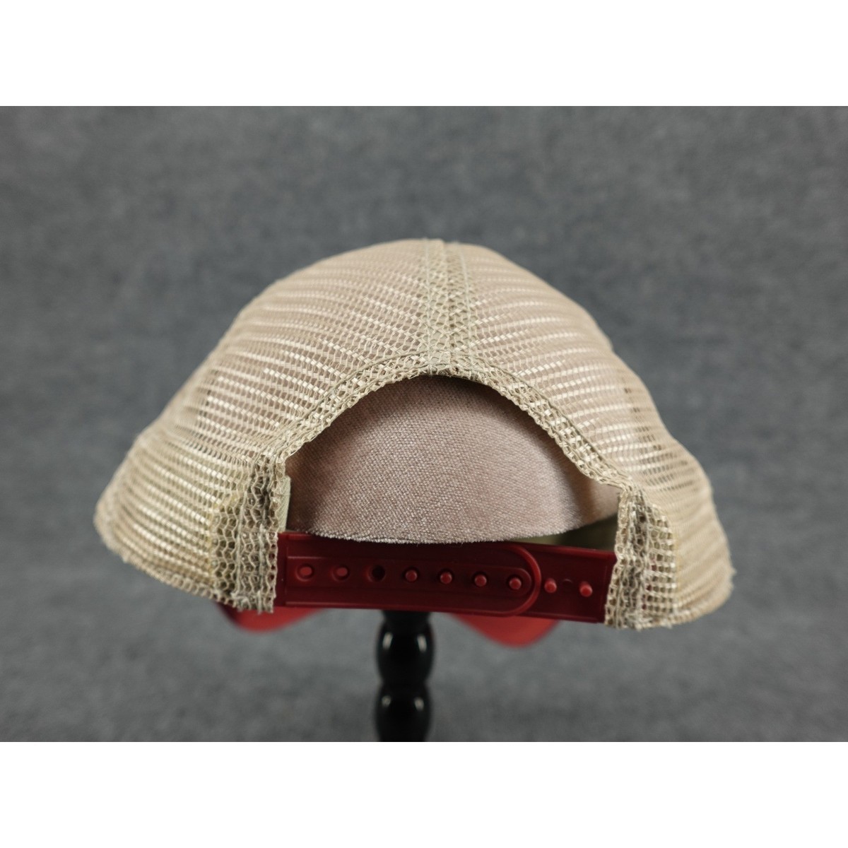 Prana Trucker Hat Womens OS Coral Zebra Print Mesh Snapback Cap View 4
