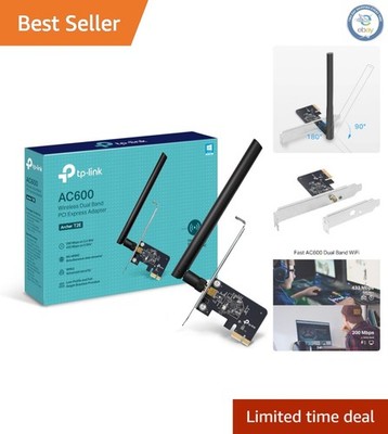 Archer T2E High-Gain PCIe WiFi Card - Enhance Your Desktop Network Experience