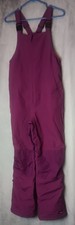 LANDS' END Squall Girls Sz 16 H Grow A Longs Snow Bibs Snowsuit Overalls Magenta