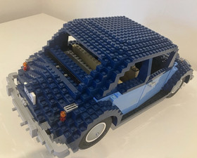 Lego Volkswagen Beetle 10187 Car 100% Complete Set Box Instructions 2008 Rare