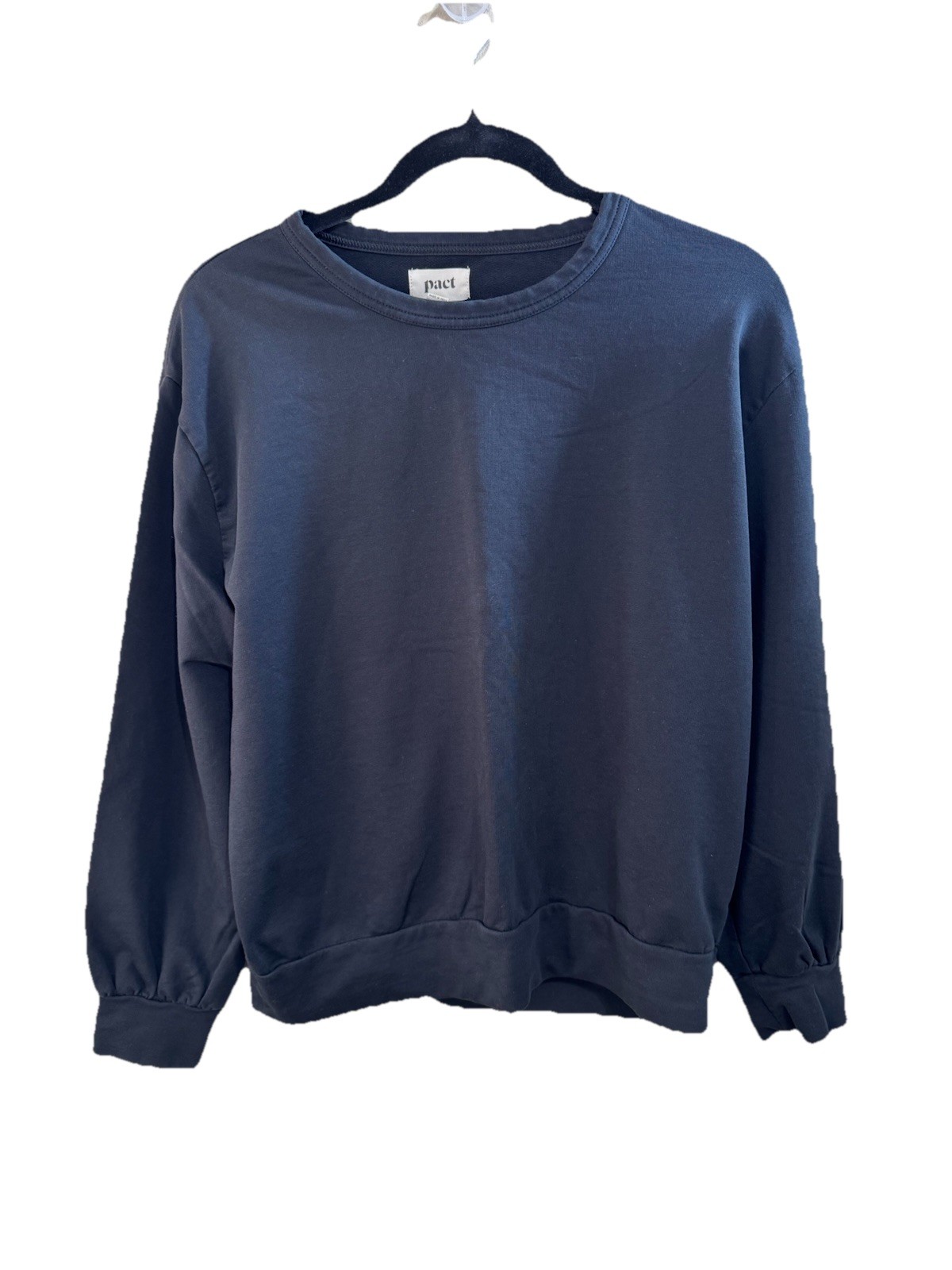 Pact Organic Cotton Pullover Basic Black Sweatshi… - image 3