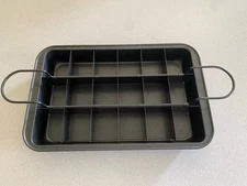 Brownie Pan 18 Hole Non-Stick With Divider Carbon Steelbaking Pan