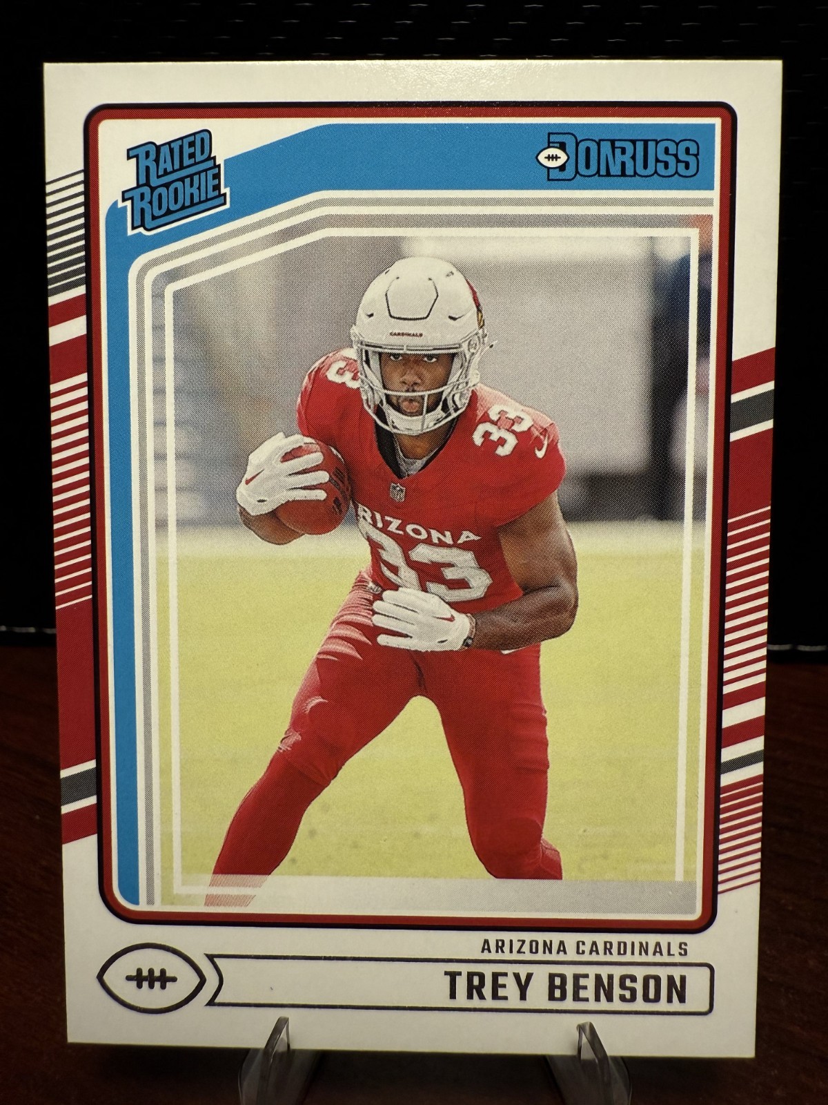 Trey Benson Rated Rookie-2024 Panini Donruss #326 Arizona Cardinals NFL RC