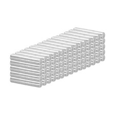 100 Pcs 304 Stainless Steel Dowel Pins 2.5x10 mm (3/32" Dia) Metal Shelf Pegs
