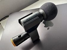 Shure MV88+ Small condensor Mic, clip and foam windscreens