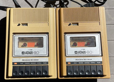Lot of 2 Atari 410 Program Recorder / Cassette Player For Parts or Repair