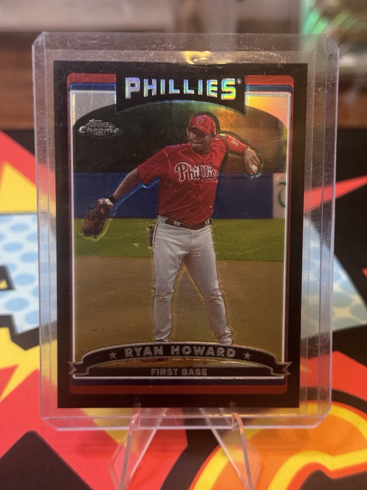 2006 Topps Chrome - Ryan Howard #204 Black Refractor /549