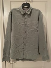 REI Green Button Down Shirt Womens Large Hiking Outdoors Camping GORP