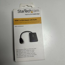 Startech HDMI to VGA Video Adapter Converter with Audio for Desktop HD2VGAA2