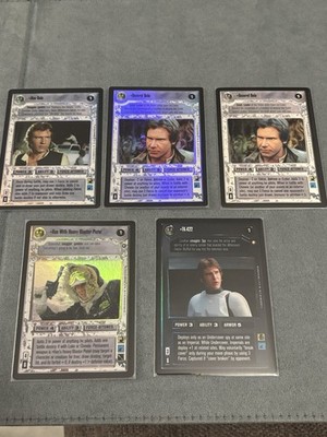 Decipher Star Wars CCG - Han Solo 5 Karten ( 4 Foil )