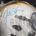 Justin Herbert Signed LA Chargers FS Speed Lunar Replica Helmet Fanatics Auth