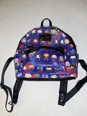 avengers infinity war mini backpack Rare Chibi Loungefly Marvel Avengers Infinity War Mini Backpack