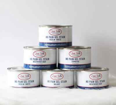 Dixie Belle No Pain Gel Stain | Walnut | Caramel | Expresso | Grey | Cedar