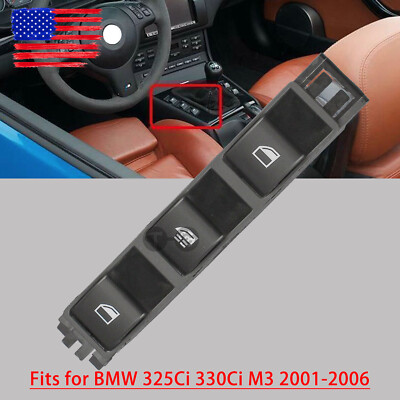 Left Window Switch 36SBVY38 for 325Ci 330Ci M3 323Ci 2002 2001 2004